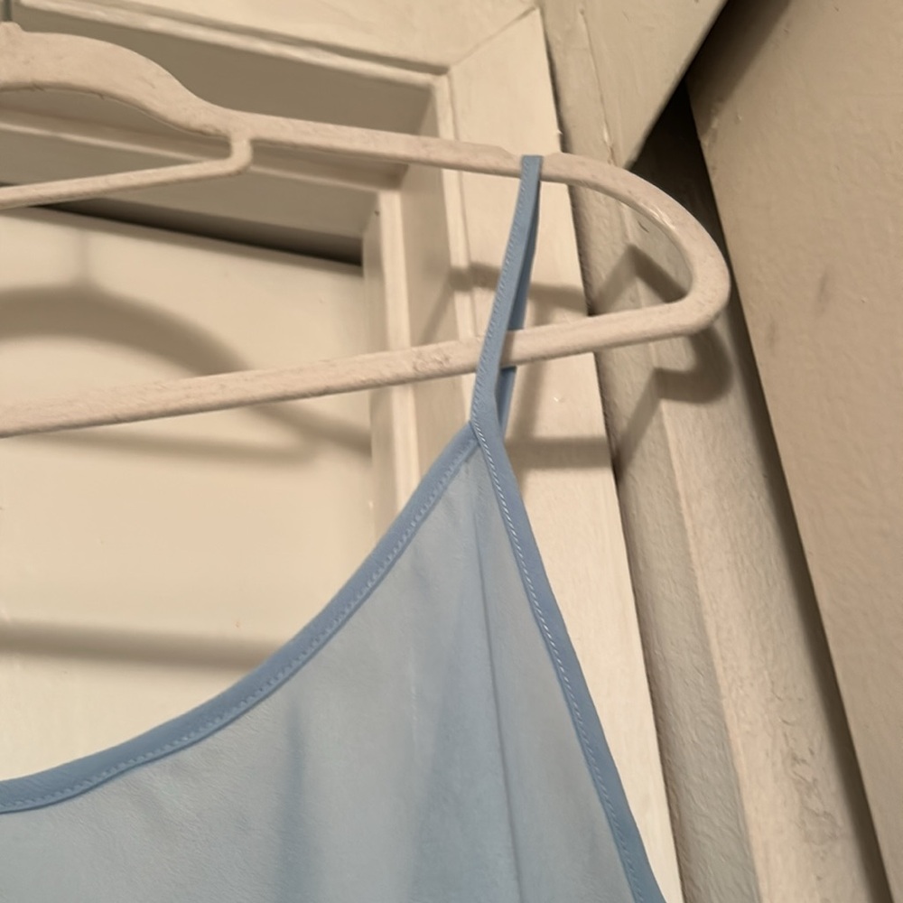 Lauren Ralph Lauren Light Blue Silk Camisole - Picture 3 of 8